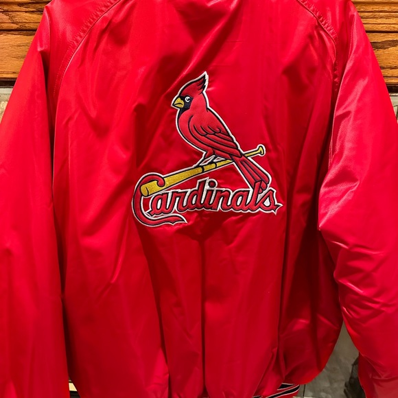 St Louis Cardinal satin jacket in size XL - Picture 4 of 5